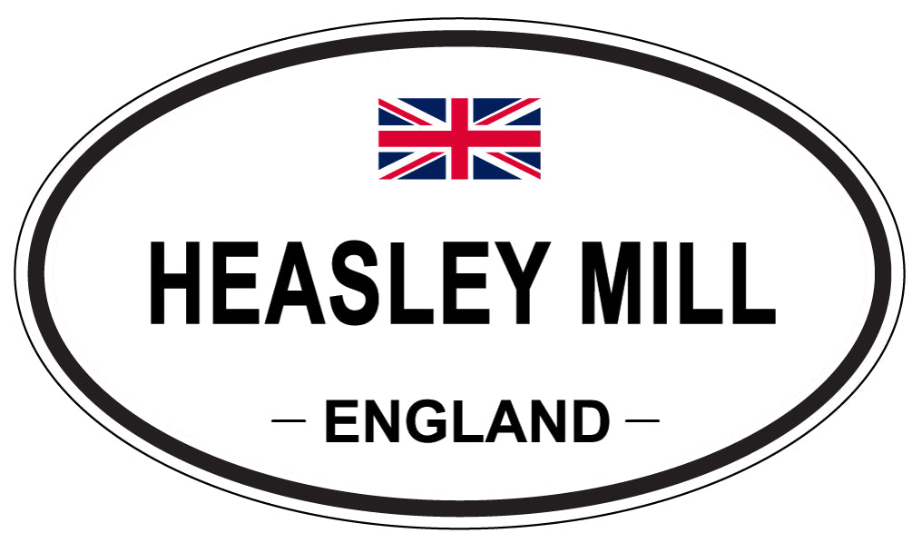 HEASLEY MILL, England - Oval Magnet