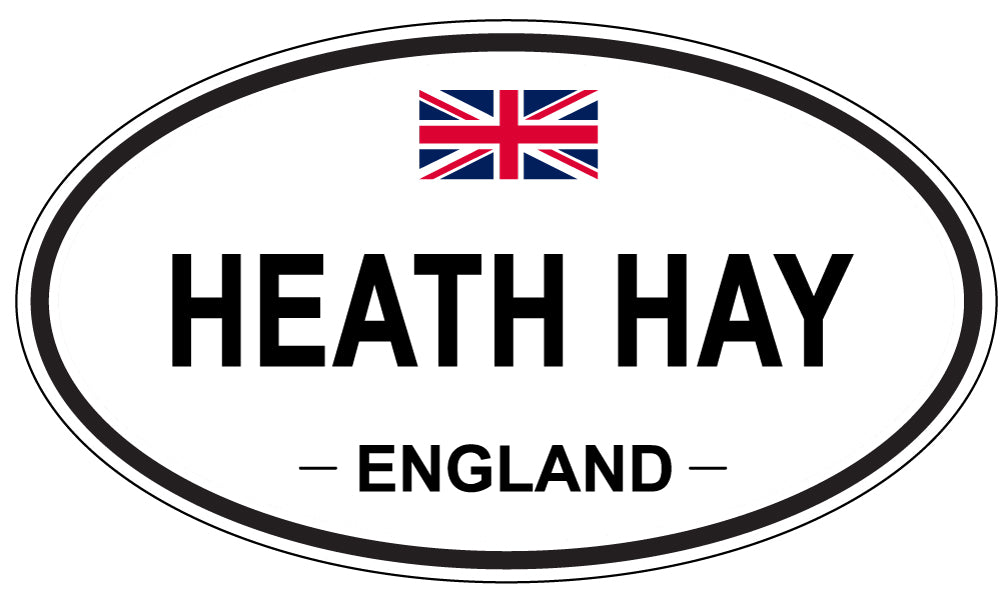 HEATH HAY, England - Oval Magnet