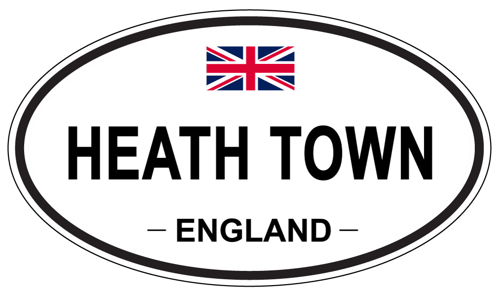 HEATH TOWN, England - Oval Magnet