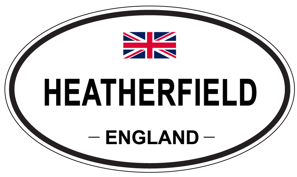 HEATHERFIELD, England - Oval Magnet