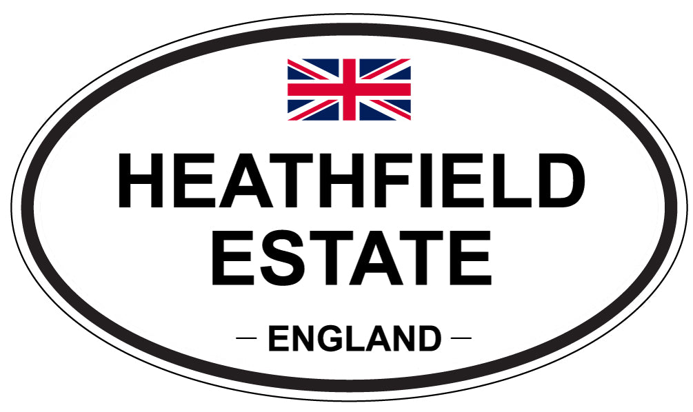 HEATHFIELD ESTATE, England - Oval Magnet