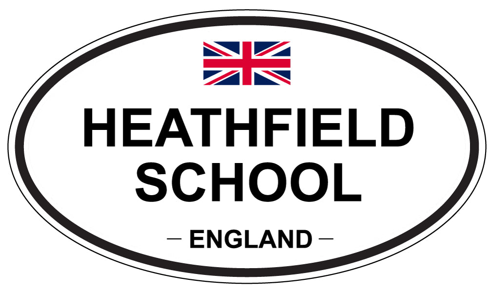 HEATHFIELD SCHOOL, ENGLAND - Oval Sticker
