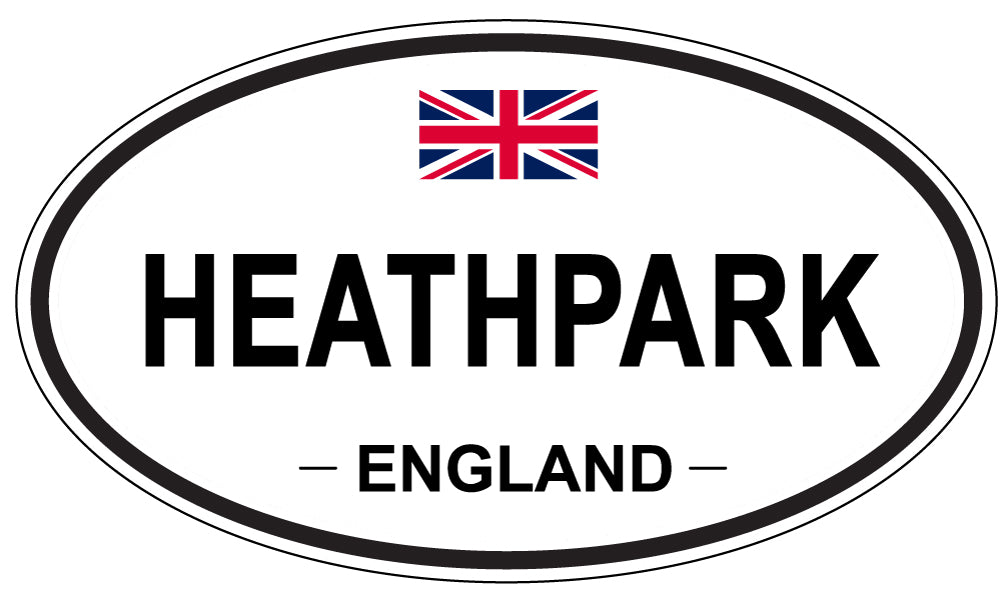HEATHPARK, England - Oval Magnet