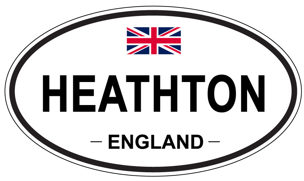 HEATHTON, England - Oval Magnet