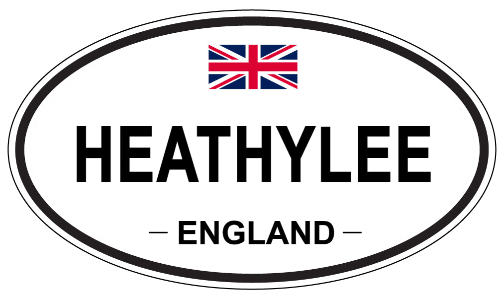 HEATHYLEE, ENGLAND - Oval Sticker