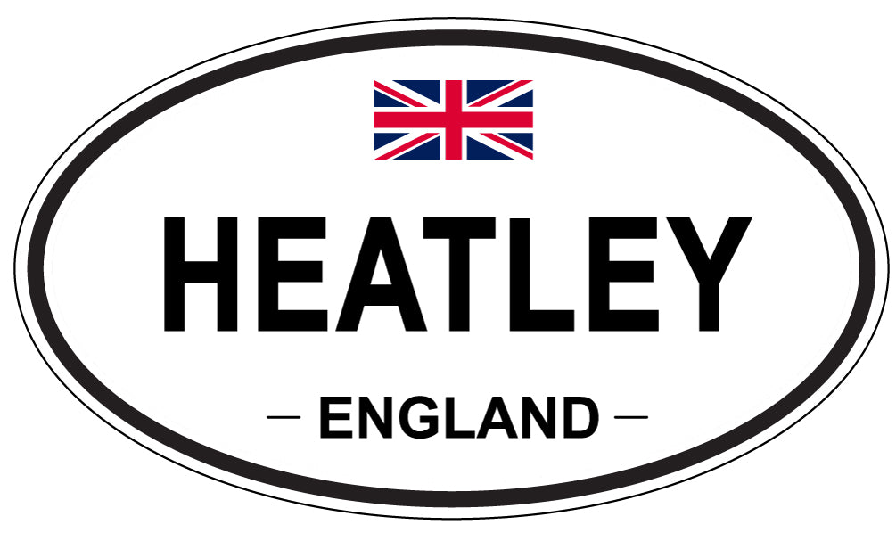 HEATLEY, England - Oval Magnet