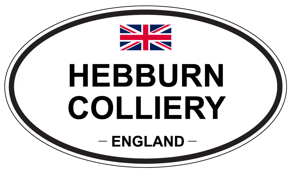 HEBBURN COLLIERY, England - Oval Magnet