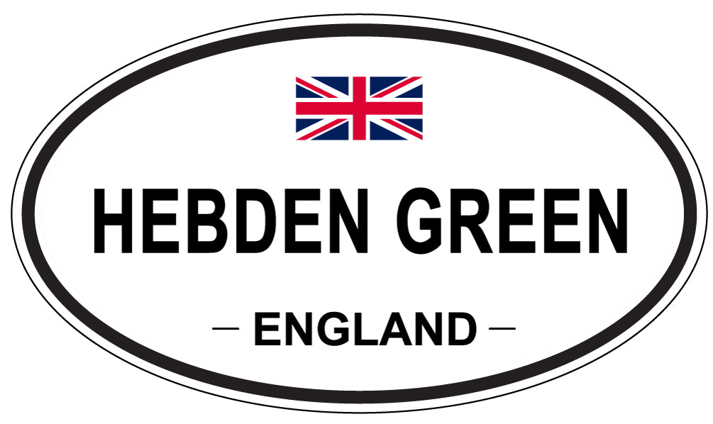 HEBDEN GREEN, England - Oval Magnet