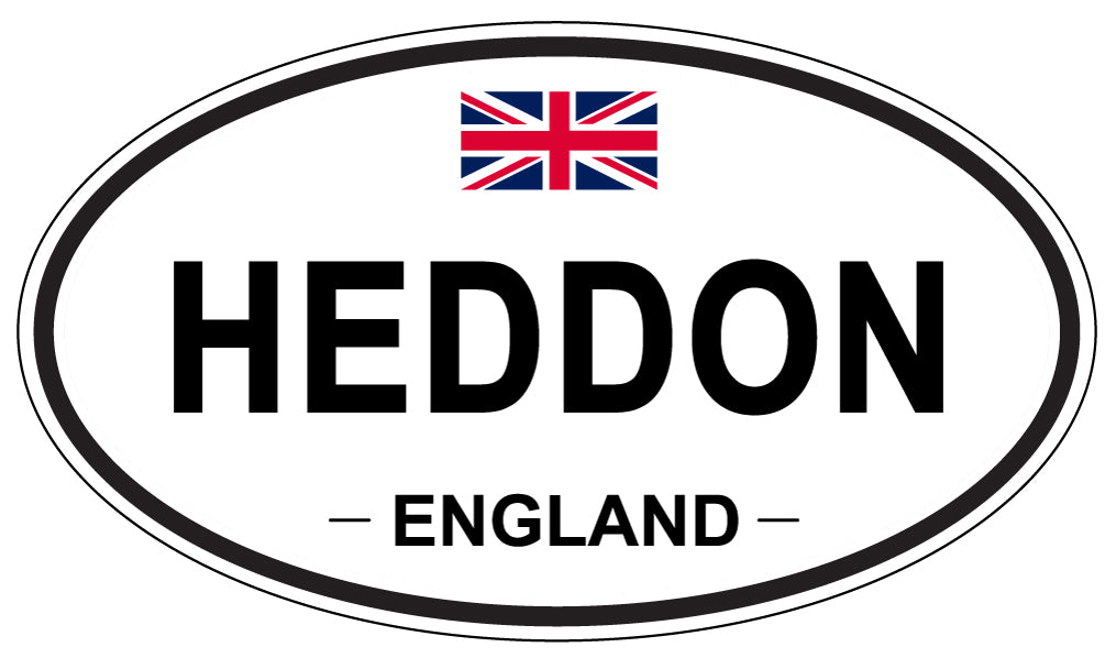 HEDDON, England - Oval Magnet