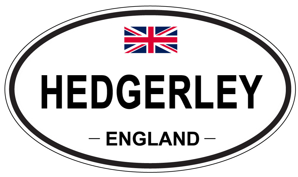 HEDGERLEY, England - Oval Magnet