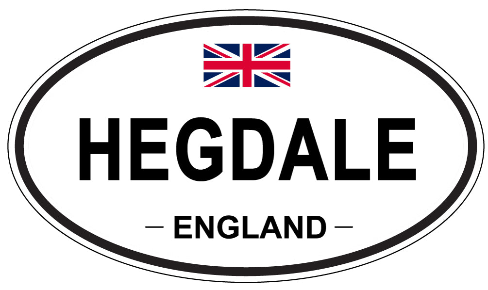 HEGDALE, England - Oval Magnet