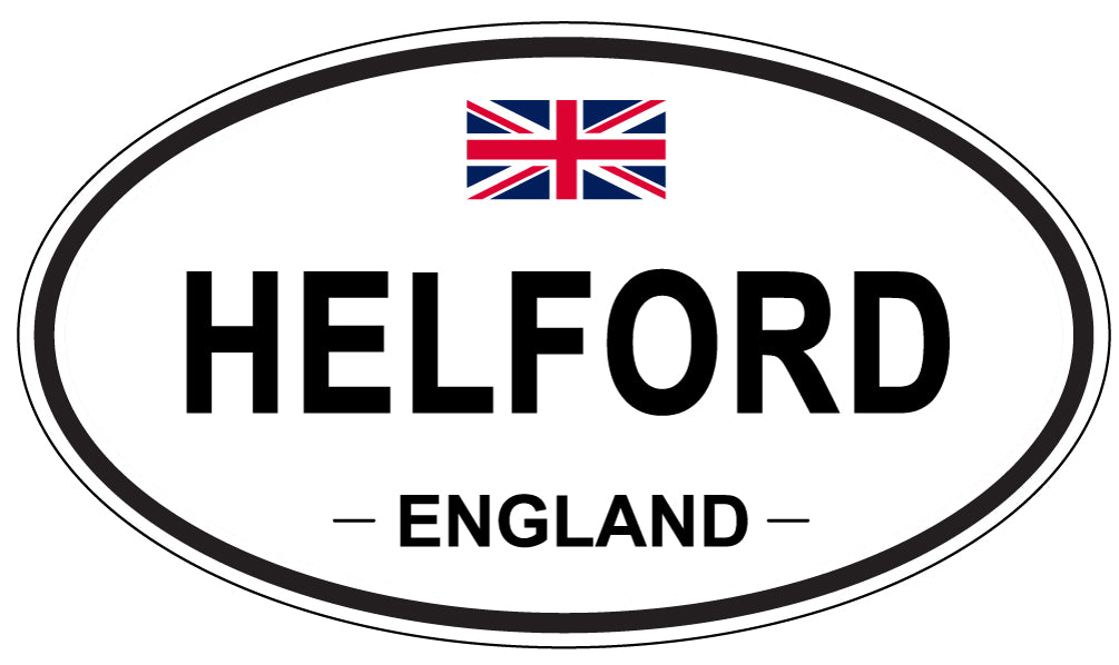 HELFORD, England - Oval Magnet