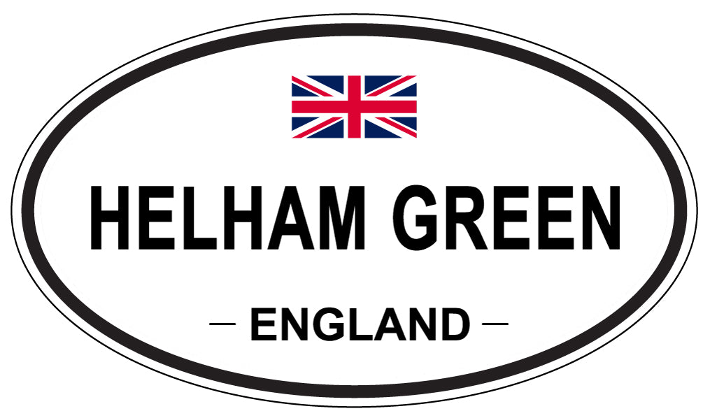 HELHAM GREEN, England - Oval Magnet