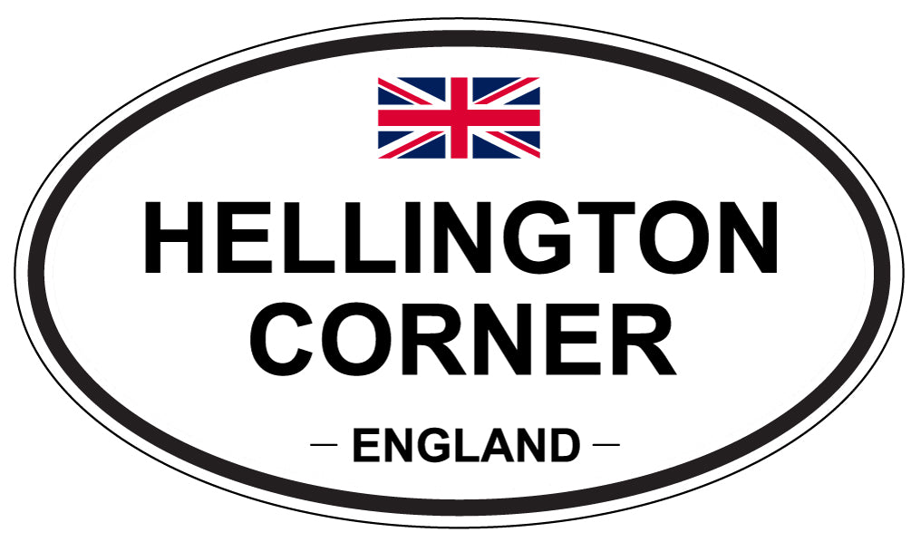HELLINGTON CORNER, England - Oval Magnet