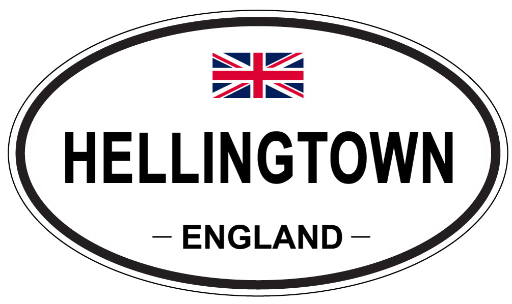 HELLINGTOWN, England - Oval Magnet