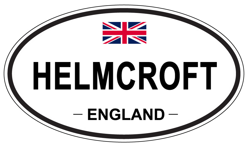 HELMCROFT, England - Oval Magnet