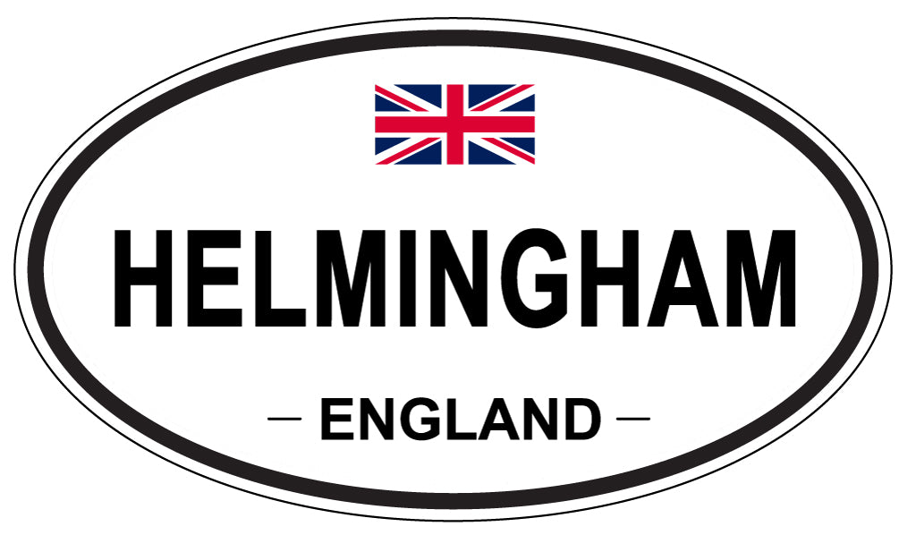 HELMINGHAM, England - Oval Magnet