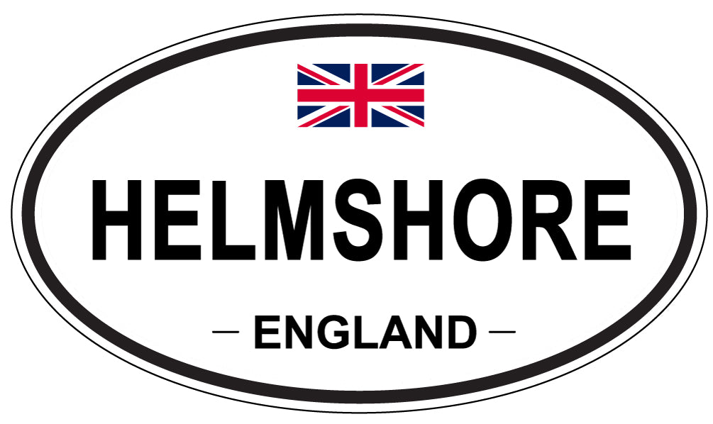 HELMSHORE, England - Oval Magnet