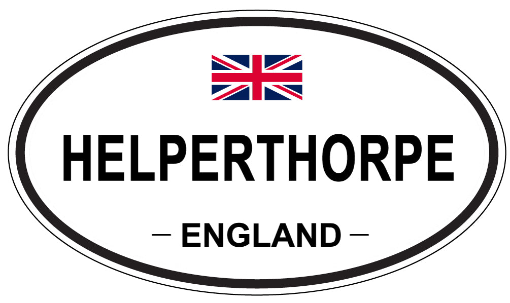 HELPERTHORPE, England - Oval Magnet