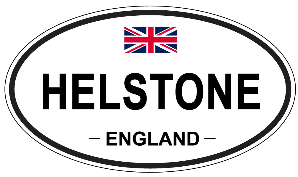 HELSTONE, England - Oval Magnet