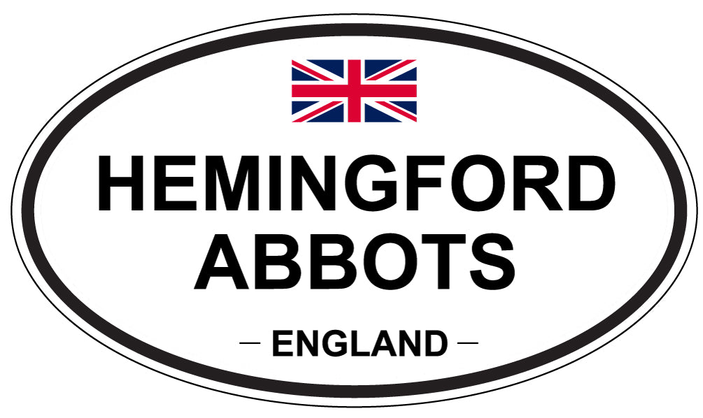 HEMINGFORD ABBOTS, England - Oval Magnet