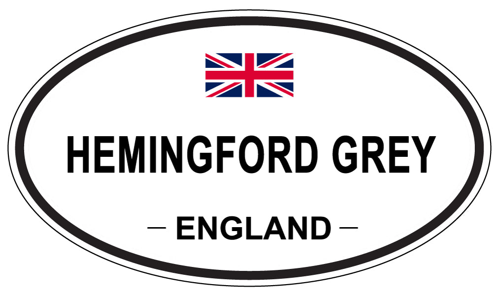 HEMINGFORD GREY, England - Oval Magnet