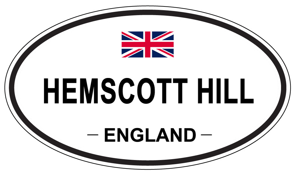 HEMSCOTT HILL, England - Oval Magnet