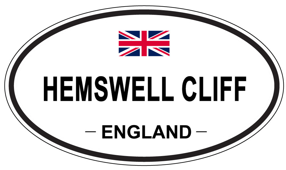 HEMSWELL CLIFF, England - Oval Magnet