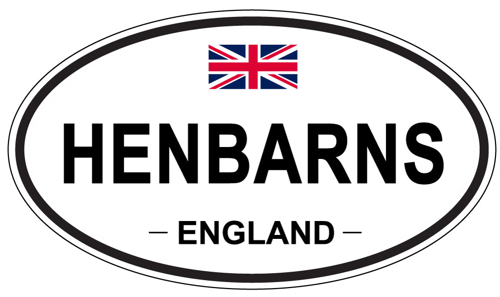 HENBARNS, England - Oval Magnet