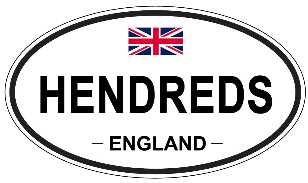 HENDREDS, England - Oval Magnet