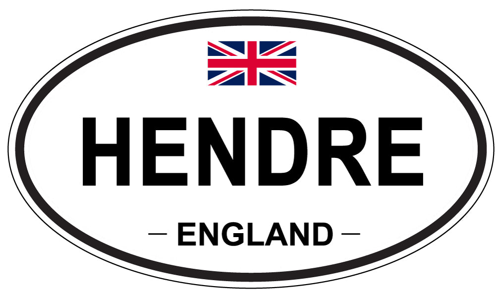 HENDRE, England - Oval Magnet