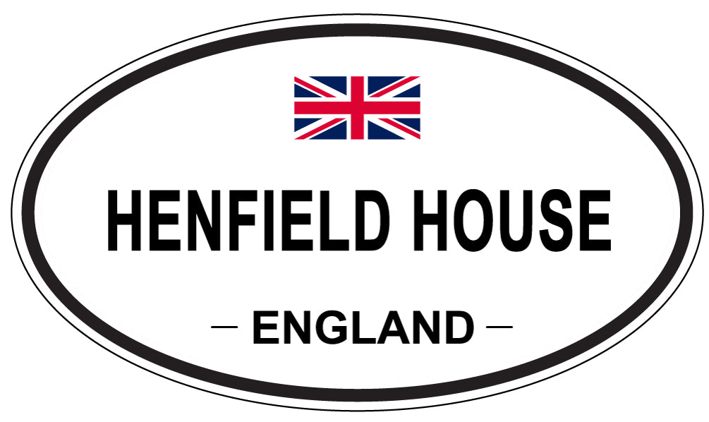 HENFIELD HOUSE, England - Oval Magnet