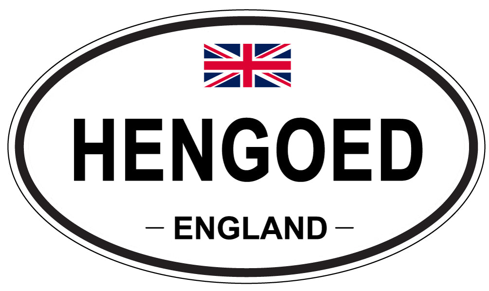 HENGOED, England - Oval Magnet