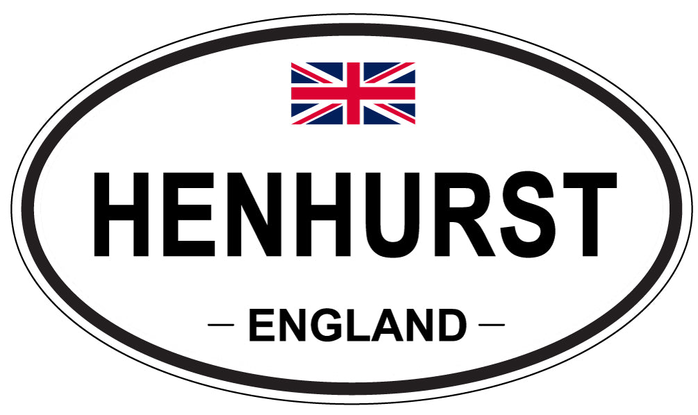 HENHURST, England - Oval Magnet