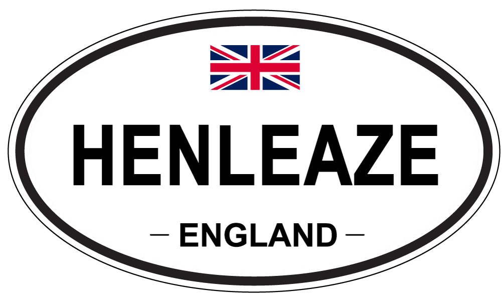 HENLEAZE, England - Oval Magnet