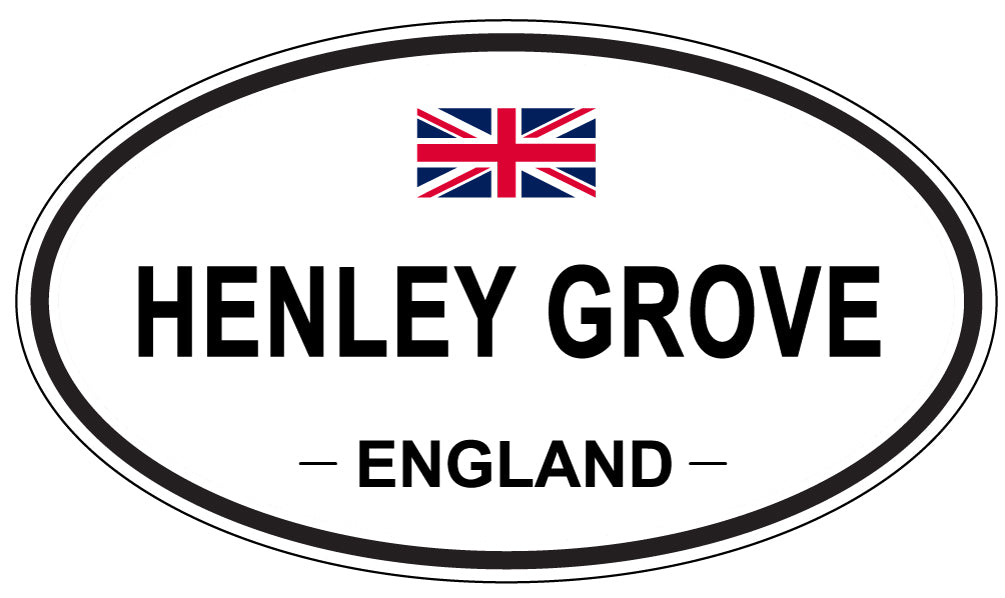 HENLEY GROVE, England - Oval Magnet