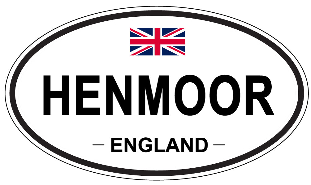 HENMOOR, England - Oval Magnet