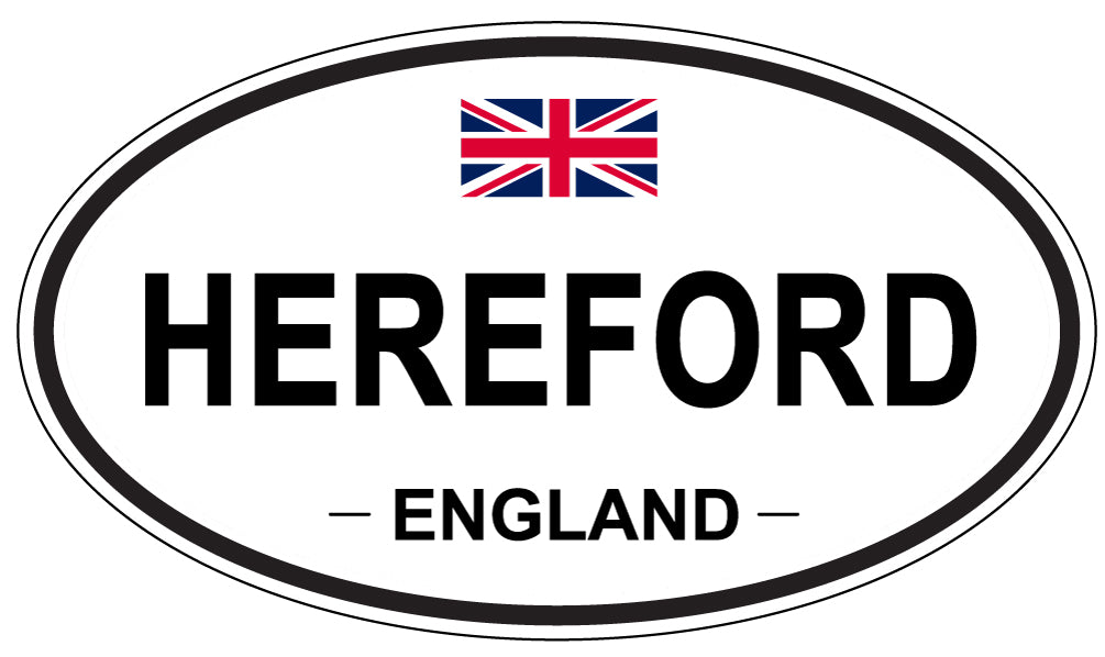 HEREFORD, England - Oval Magnet