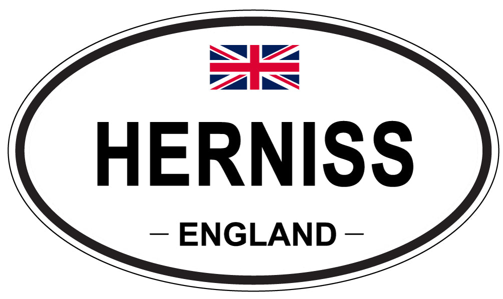 HERNISS, England - Oval Magnet