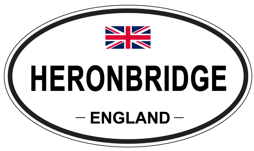 HERONBRIDGE, England - Oval Magnet