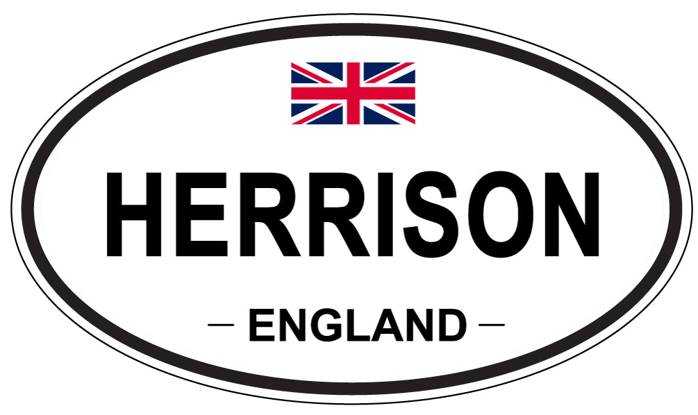HERRISON, England - Oval Magnet