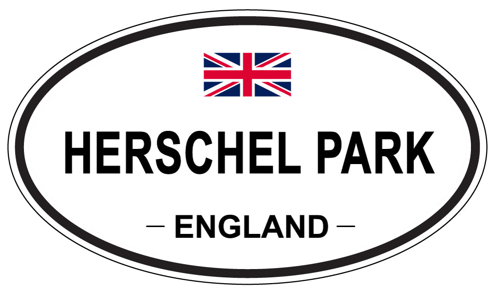HERSCHEL PARK, England - Oval Magnet