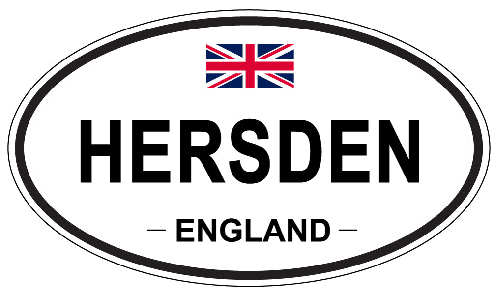 HERSDEN, England - Oval Magnet