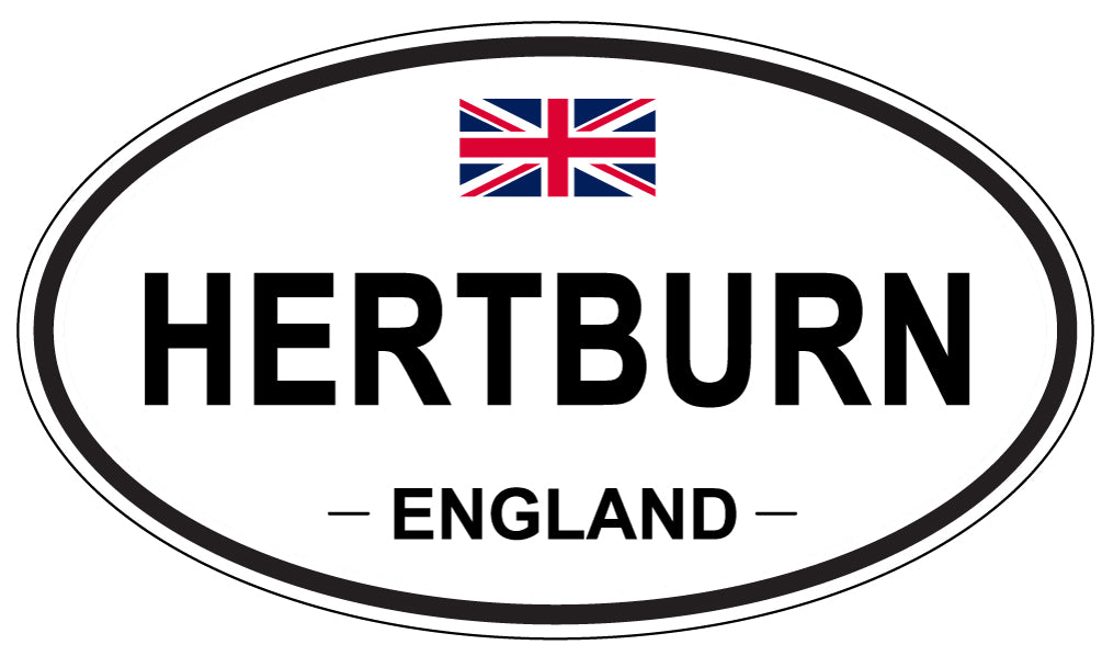 HERTBURN, England - Oval Magnet