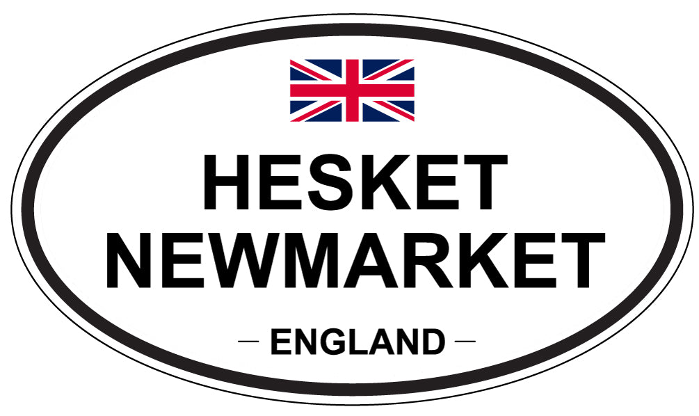 HESKET NEWMARKET, England - Oval Magnet