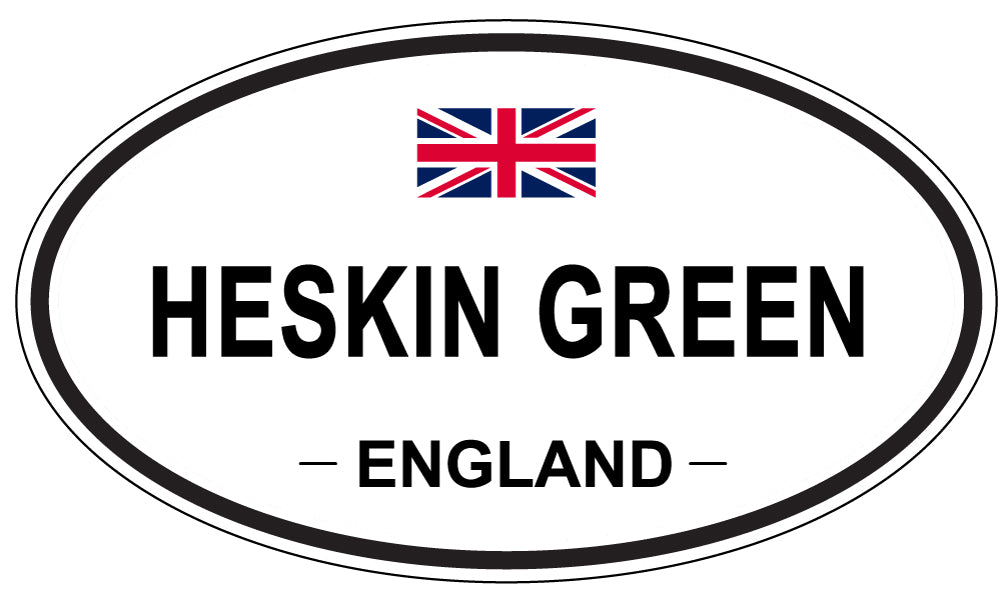 HESKIN GREEN, England - Oval Magnet