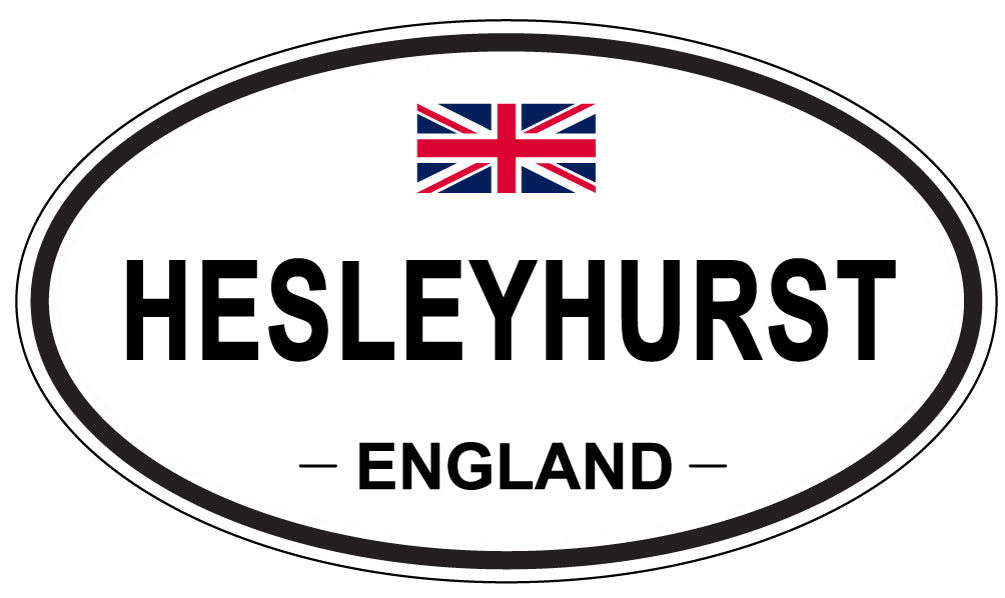 HESLEYHURST, England - Oval Magnet