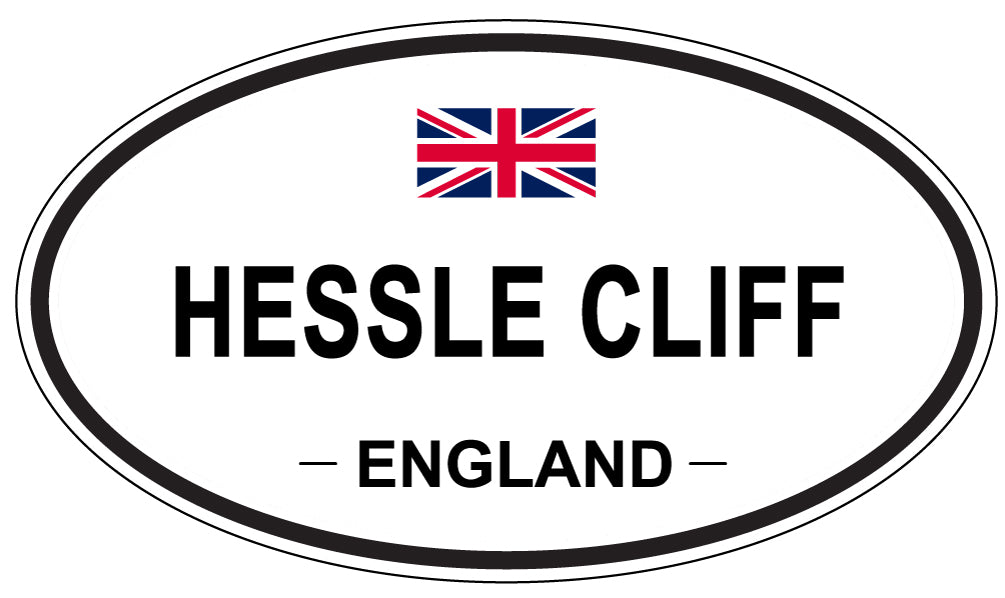 HESSLE CLIFF, England - Oval Magnet