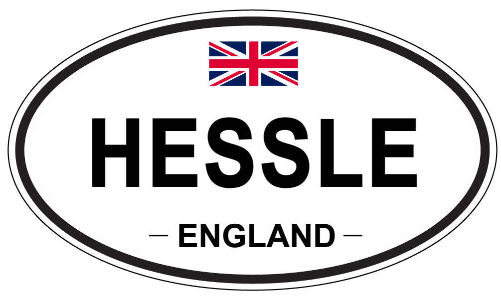 HESSLE, England - Oval Magnet