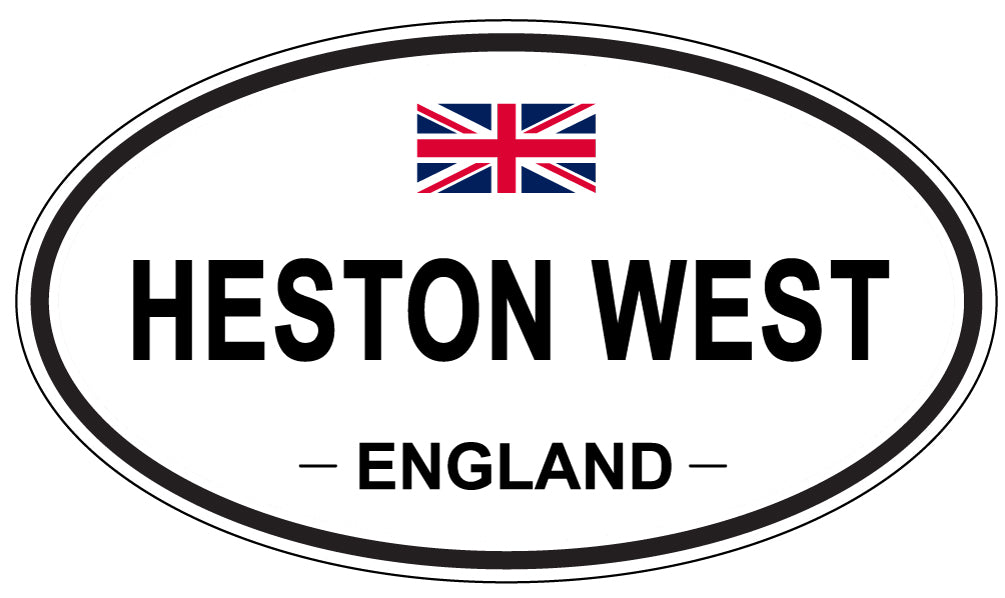 HESTON WEST, England - Oval Magnet